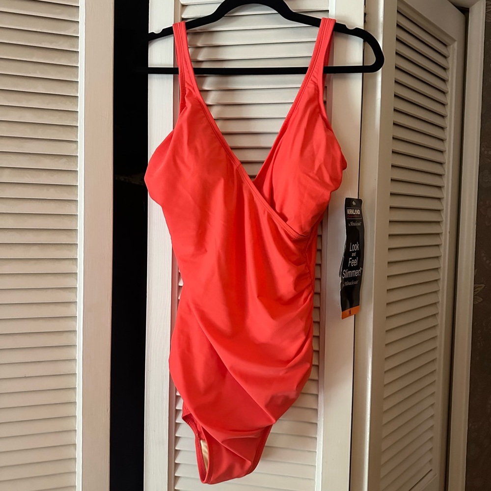 Kirkland swimsuit in coral size 16- BNWT